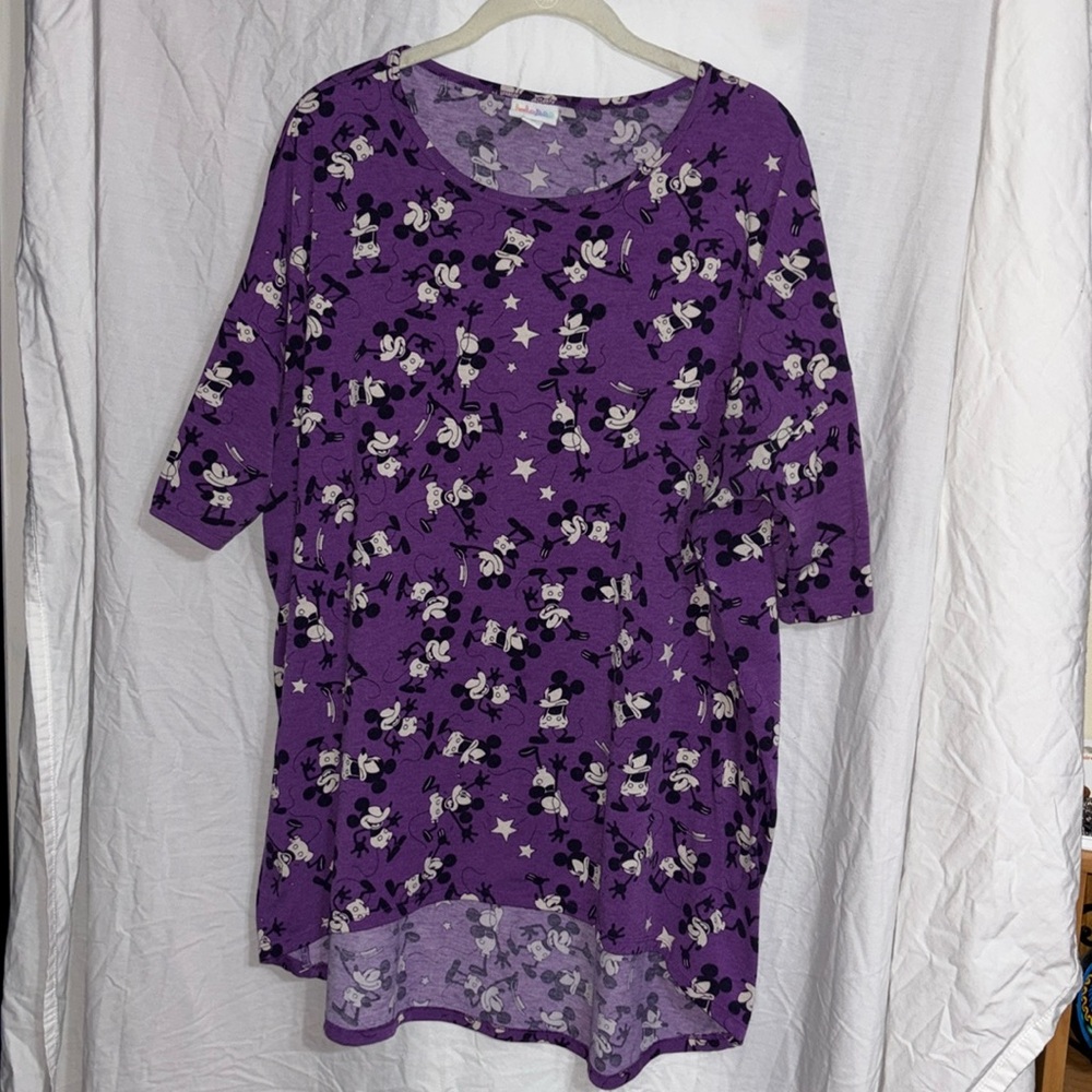 Disney Mickey Mouse Lularoe Irma hi/low top